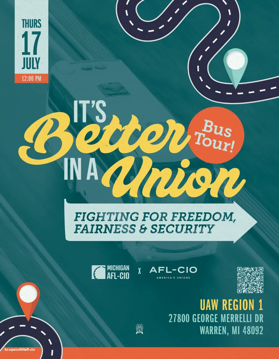 AFL-CIO Bus Tour