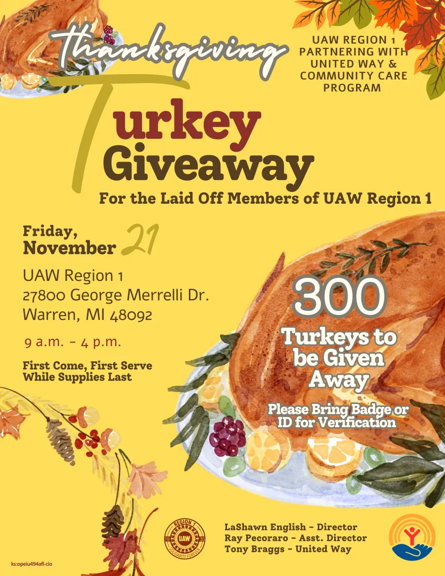 Thanksgiving Turkey Giveaway 