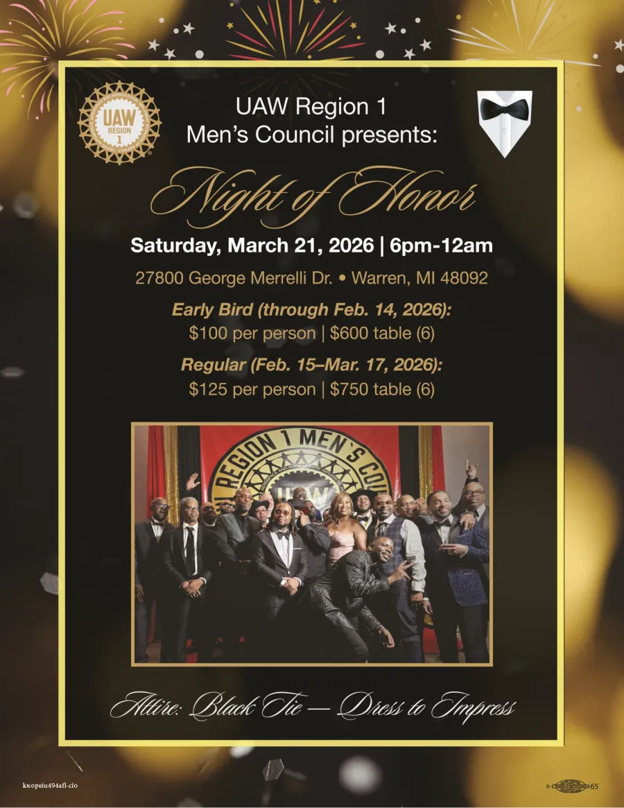 Region 1 UAW Black Tie Event