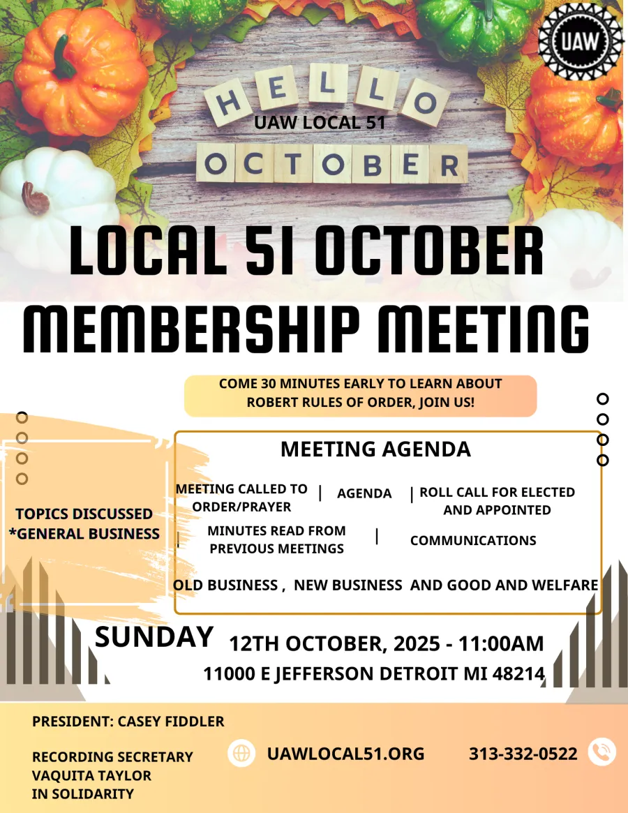 2025 October Meeting